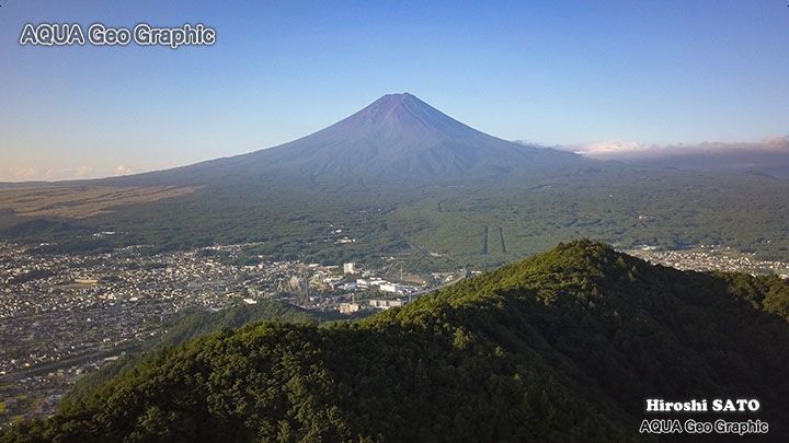 富士山 ドローン空撮 dji mavicpro