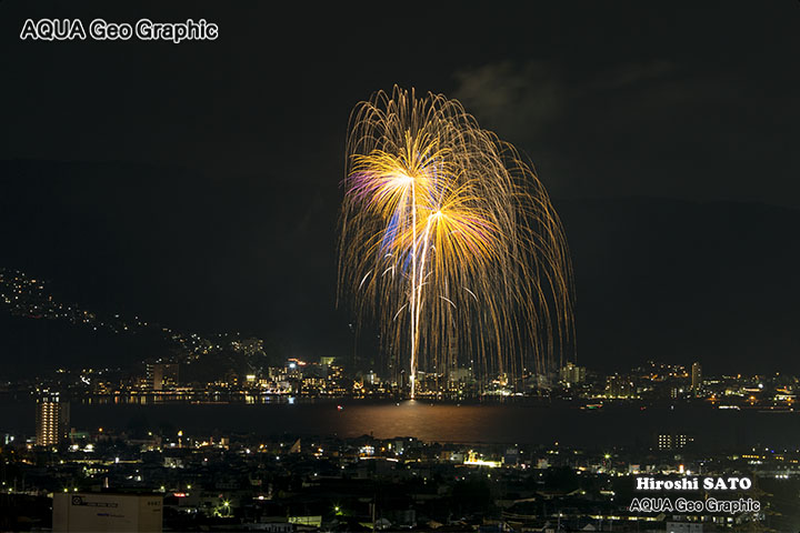 #諏訪湖花火 #全国新作花火競技大会夜景 岡谷市 
