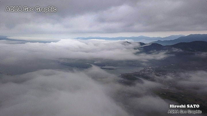 山中湖 雲海 DJI MAVIC PRO