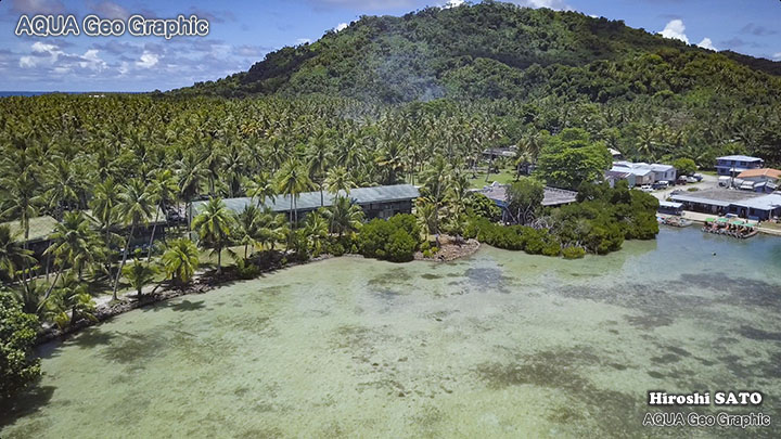トラック環礁 TRUK ATOLL 絶景空撮トラック・ブルー・ラグーン・リゾート ドローン空撮 ミクロネシア 世界の絶景 dji mavicpro Blue Lagoon Resort