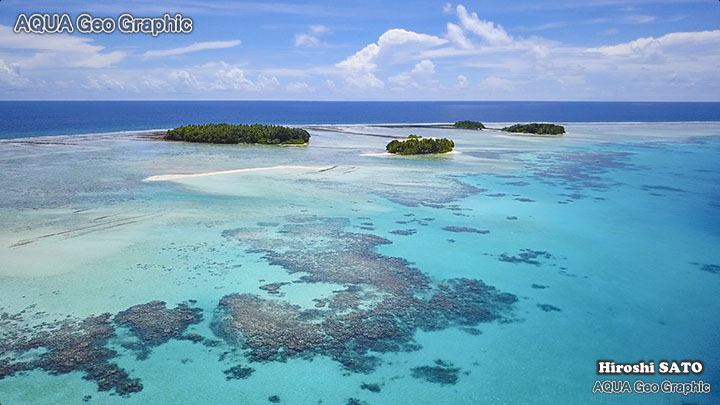 トラック環礁 TRUK ATOLL ジープ島 JEEP島 jeepisland ドローン空撮 ミクロネシア 世界の絶景 dji mavicpro