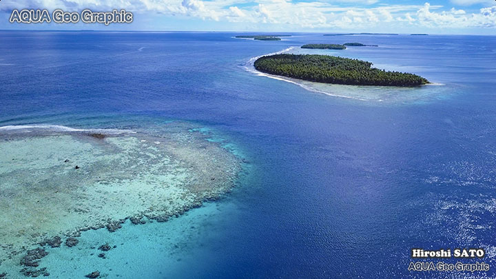 トラック環礁 TRUK ATOLL ジープ島 JEEP島 jeepisland ドローン空撮 ミクロネシア 世界の絶景 dji mavicpro