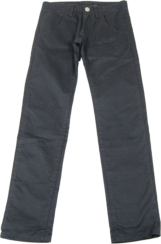 GAZZARRINI 黒レザーポケットパンツ