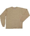 カーキベージュ長袖Tシャツ