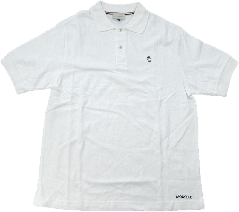 MONCLER 白ポロシャツ