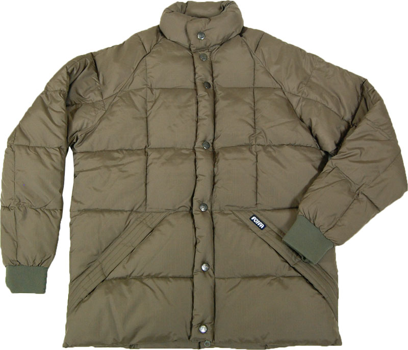 PUFFA カーキダウンジャケット