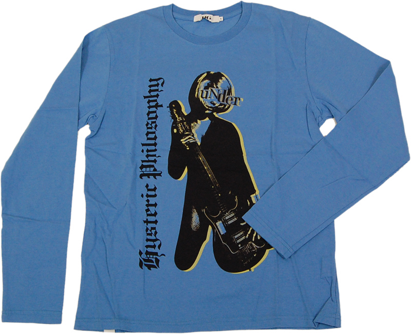 HYSTERIC GLAMOUR 青ギターガールTシャツ