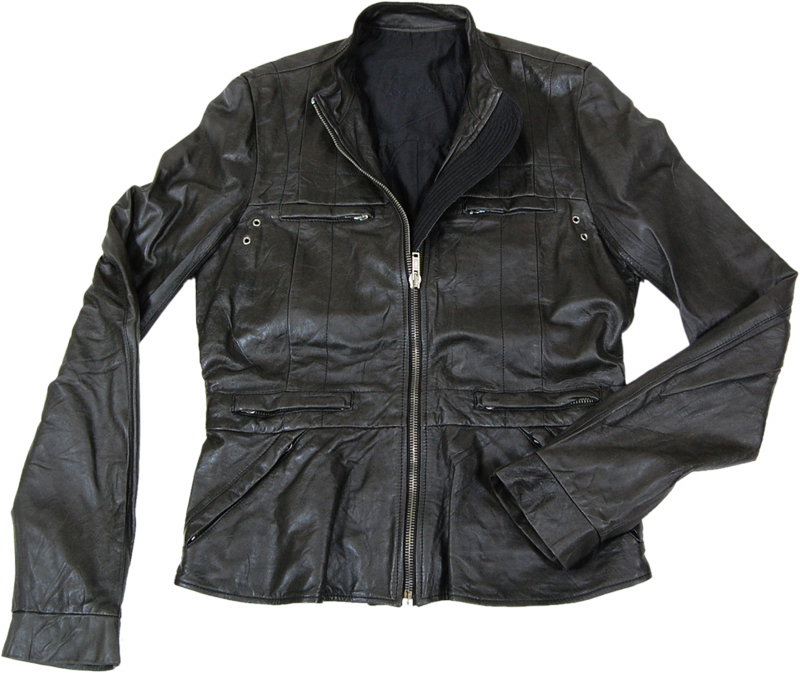 Rick Owens カーキレザーブルゾン