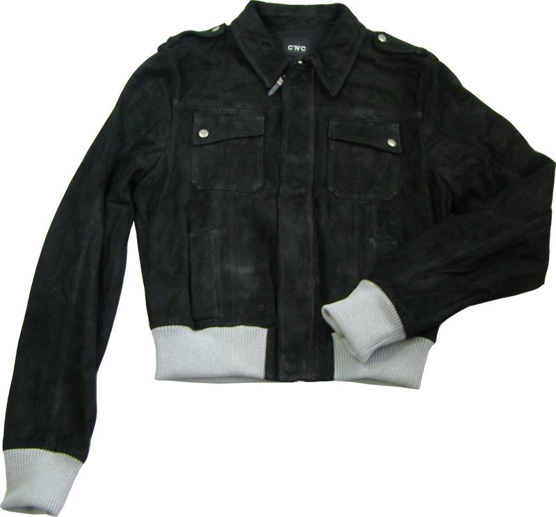 C’N’C 黒スウェードジャンパー