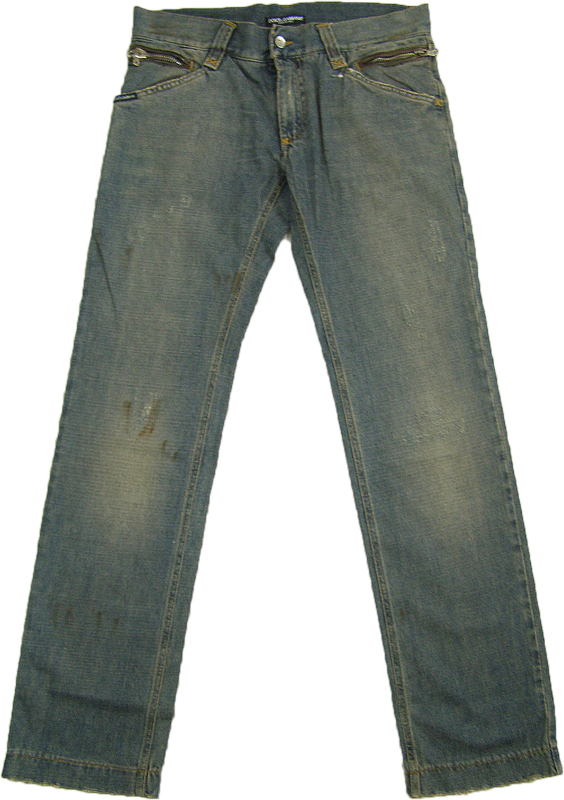 DOLCE＆GABBANA ジッパーポケットデニム