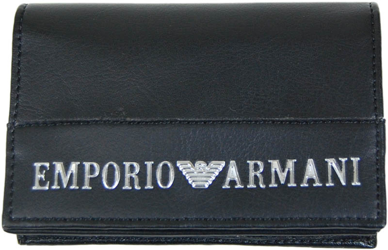 EMPORIO ARMANI 黒に黒カードケース