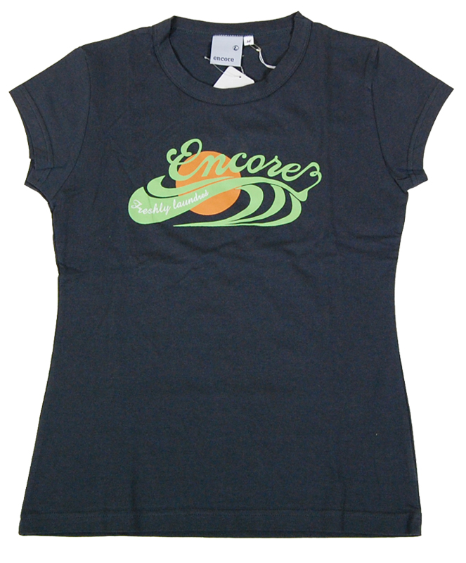 ENCORE グレー半袖Tシャツ