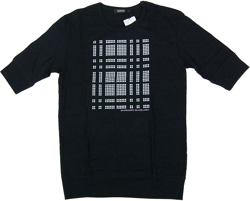 BURBERRY BLACK LABEL 黒半袖Tシャツ