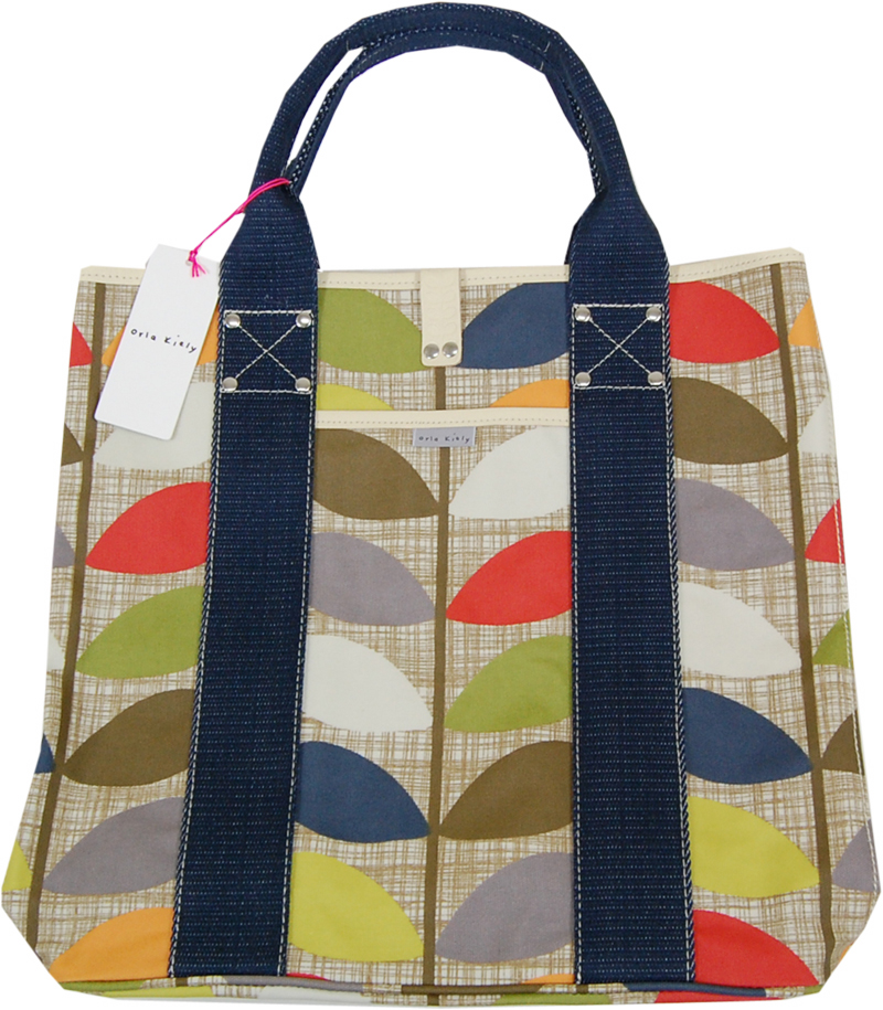 orla kiely 塩ビ加工トートバッグ