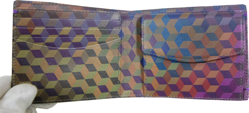 PaulSmith 幾何学模様二つ折り財布