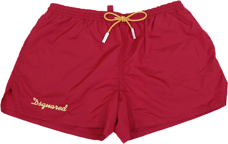 DSQUARED 赤海水パンツ