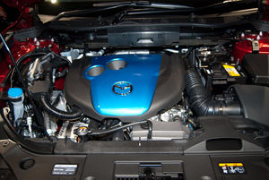 写真：ＣＸ－５のディーゼルエンジン「スカイアクティブ－Ｄ　２．２」