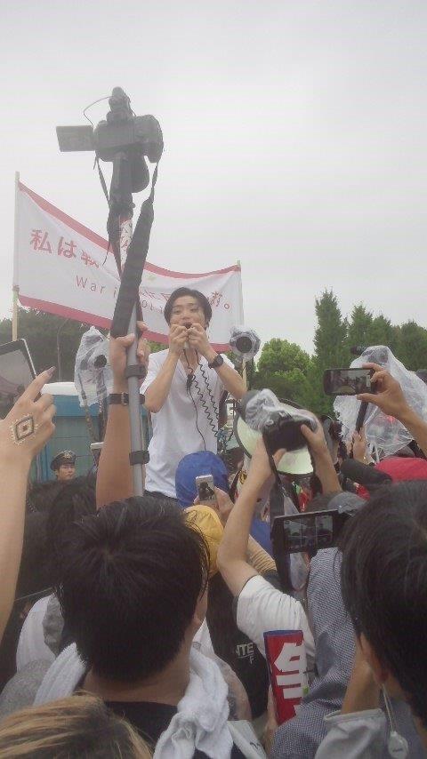 奥田氏の演説