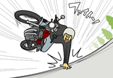 バイクでコケそうになったときに出る力とは？