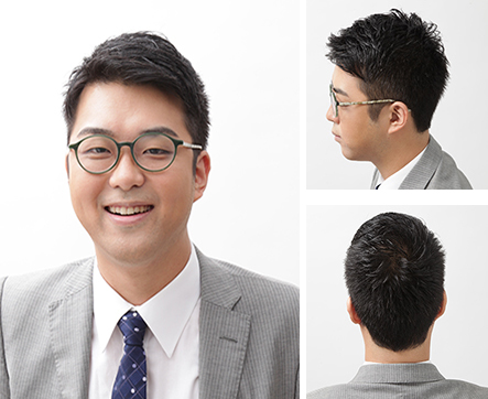ヘアカット 束感のある爽やかビジネスショート 男性専用美容室ブラックビズ 大人のビジネスマンの髪の悩みを解決