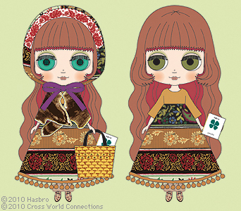 CWC限定ネオブライス「あちゃちゅむずきん」のイラスト画！ | 蟻さんの  