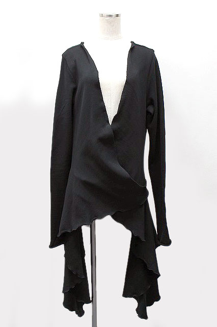 中古】 alice auaa / コットンニット＆ガーゼカーディガン アリス  