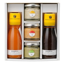 ノースファームストック 北海道野菜のディップ&北海道野菜のソースドレッシングセット