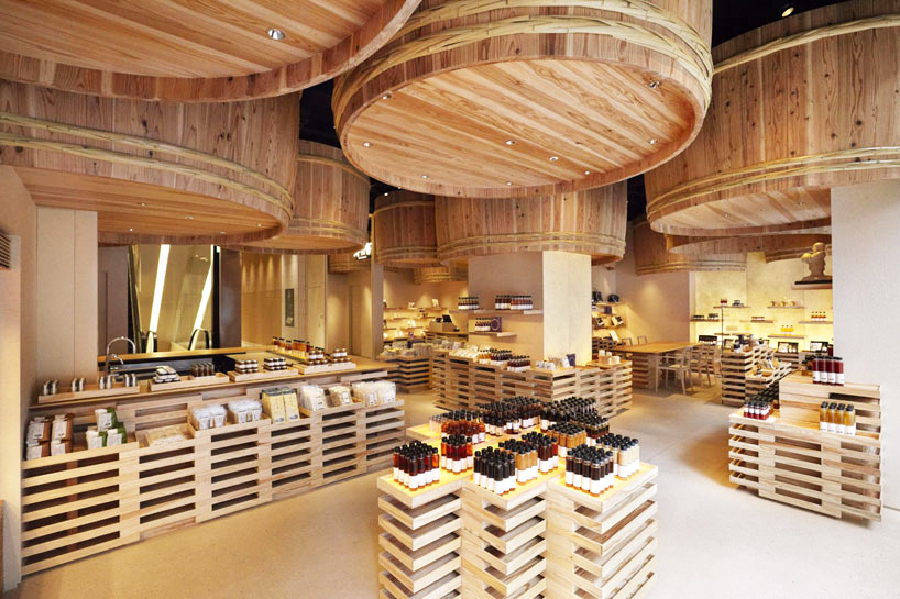 kengo kuma recreates traditional soy sauce warehouse in tokyo