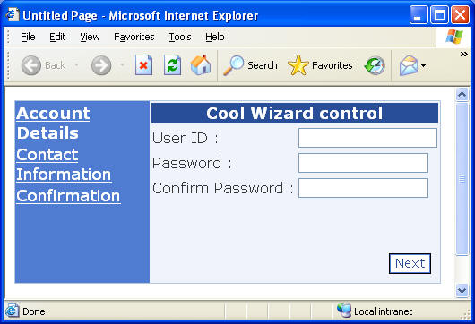 Stylish ASP.NET Wizard Control with.