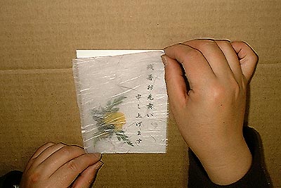押し花はがきの作り方