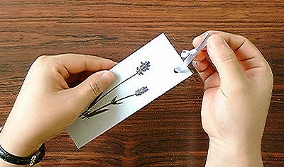 押花栞リボンの結び方