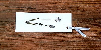 押花栞リボンの結び方