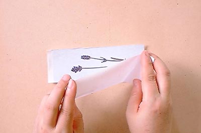 押し花しおりの作り方