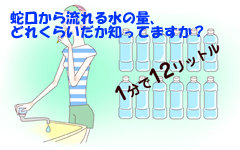 蛇口の流量