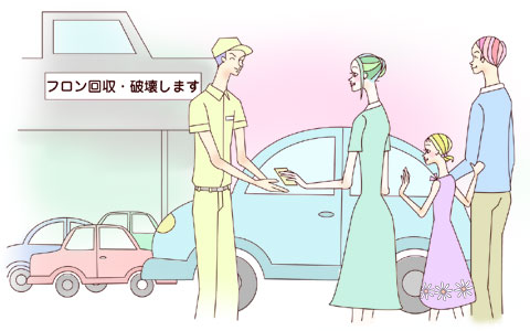 家族もクルマも笑顔でお別れ