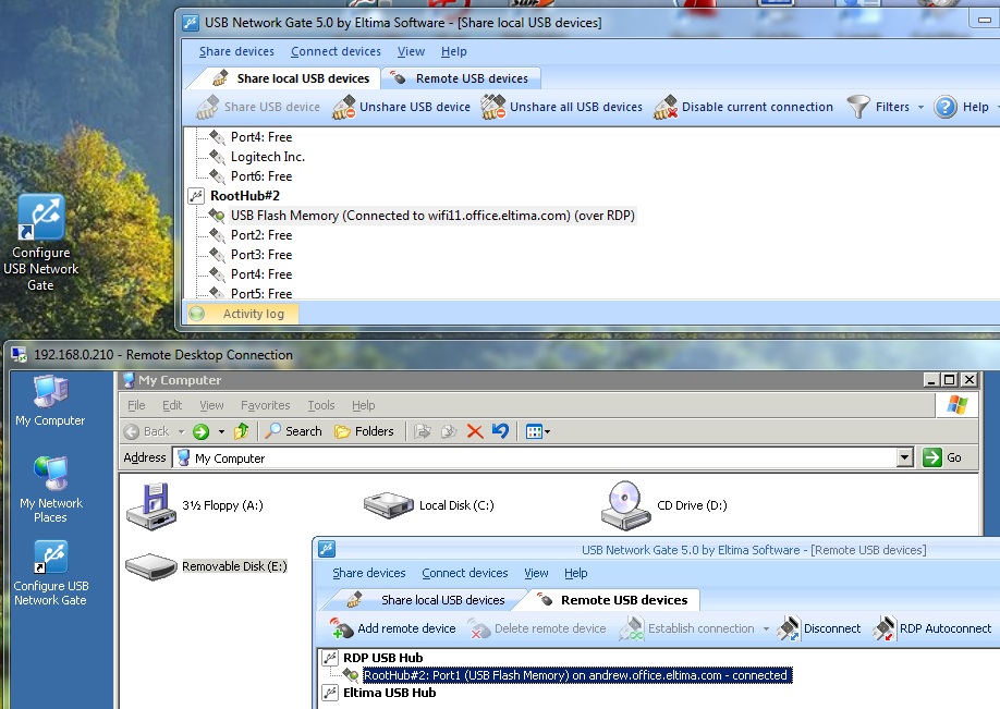 Detect USB Device Insert and Removal.