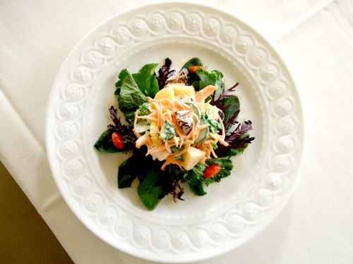 人参と小海老 3種柑橘類のマヨネーズサラダ