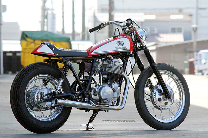 GOODS FRP ティアドロップビンテージタンク SR400 SR500用 - オートバイ