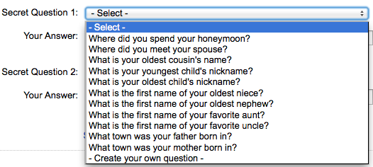 秘密の質問 がそんなに秘密でない事実 避けるべき質問とその理由 Act2 Com Blog 秘密の質問 がそんなに秘密でない事実 避けるべき質問とその理由 Act2 Com Blog