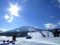 スキーセンターから望む安比高原スキー場全景