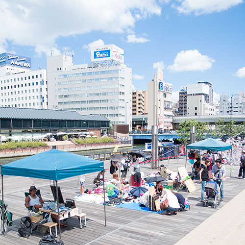 湊町リバープレイス フリーマーケットに参加してきました カオのブログ