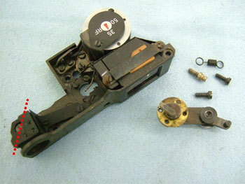 分離した距離計一式