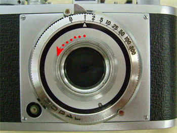 修理手順１：固定環・秒時指標板・秒時環を外す