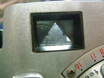 汚れたファインダー