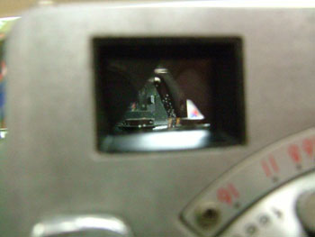 清掃後のファインダー