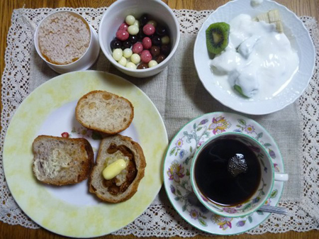 ある日の朝食