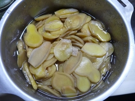 新生姜砂糖煮