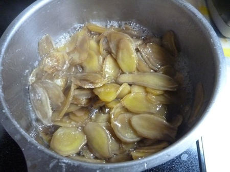 新生姜砂糖煮