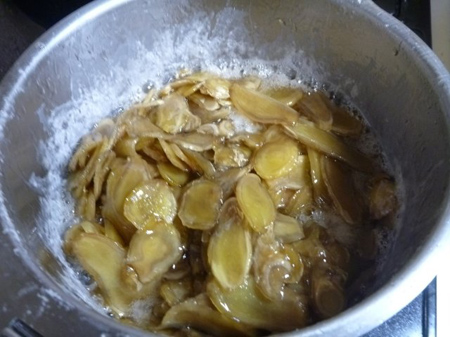 新生姜砂糖煮