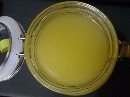 リモンチェッロ作り(原因は果汁)